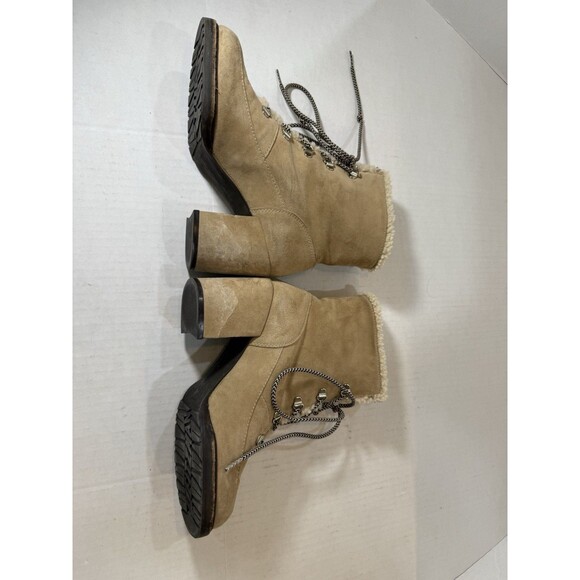 Stuart Weitzman Boots  Women's YUKON MOJAVE SUEDE Lace-up MRSP $545 Size 8.5 - Picture 15 of 16